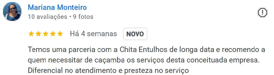 avaliacao do google